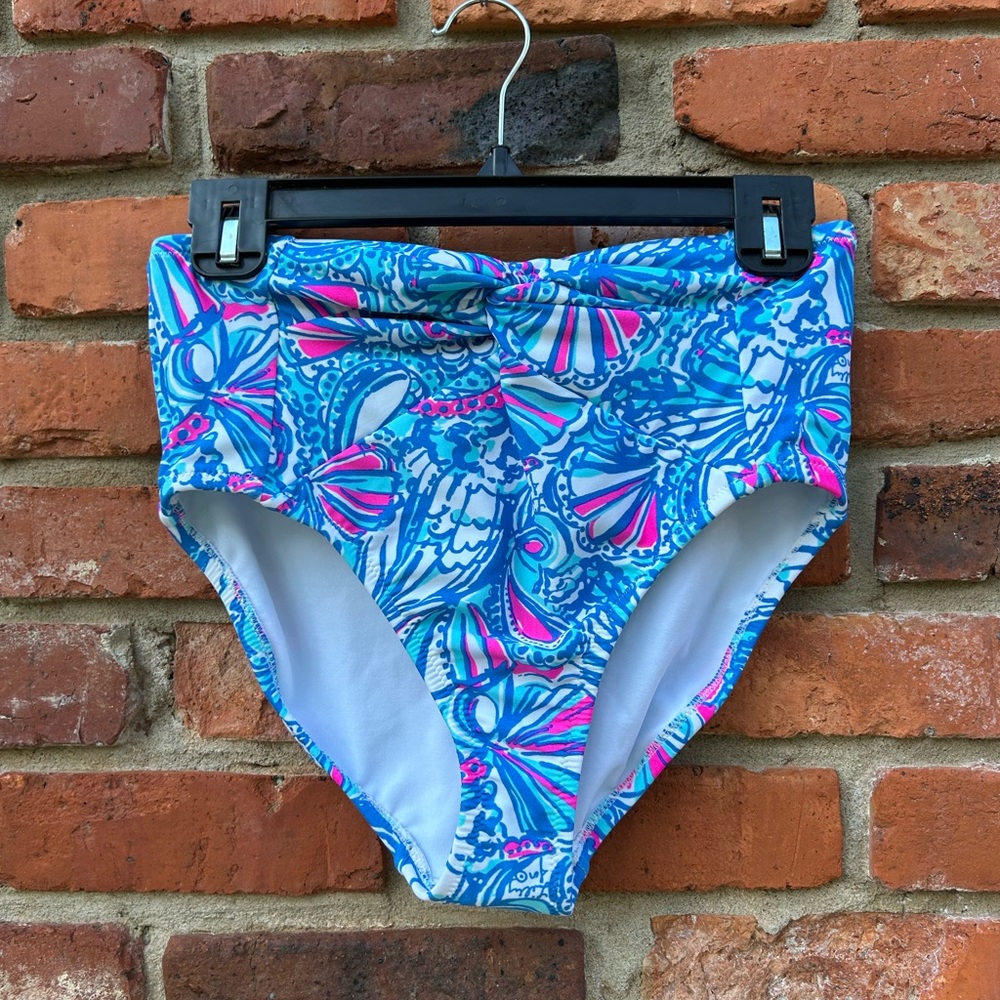 Lilly Pulitzer for Target Blue and Pink Bikini Bottom
